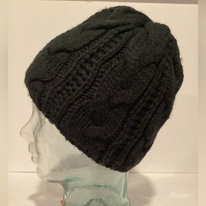 Calvin Klein Cable Knit Black Beanie